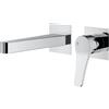 Mariner Kobra rubinetto lavabo a parete, proiezione: 174 mm, incluso corpo incasso move, KOB1000-CR+INT0035-CR+BOQ0060-CR, Kobra cromo [Rubinetteria Bagno > Rubinetteria Lavabo]