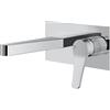 Mariner Kobra rubinetto lavabo a parete, proiezione: 174 mm, incluso corpo incasso, KOB0055-CR, Kobra cromo [Rubinetteria Bagno > Rubinetteria Lavabo]