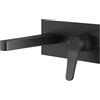 Mariner Kobra rubinetto lavabo a parete, proiezione: 174 mm, incluso corpo incasso, KOB0055-NO, Kobra nero opaco [Rubinetteria Bagno > Rubinetteria Lavabo]