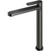 Mariner Uno rubinetto lavabo con corpo del rubinetto rialzato, UNO0052-GM, Uno antracite spazzolato [Rubinetteria Bagno > Rubinetteria Lavabo]
