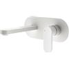 Mariner Uno rubinetto lavabo a parete proiezione: 220 mm, incluso corpo incasso, UNO0055-BO, Uno bianco opaco [Rubinetteria Bagno > Rubinetteria Lavabo]