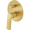 Mariner Tao rubinetto vasca/doccia per 2-3 uscite, per corpo incasso, TAO1901-OB, Tao oro spazzolato [Rubinetteria Bagno > Rubinetteria Doccia]