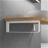 neoro n50 supporto consolle con portasciugamani, BN000004, n50 bianco opaco [Mobili da Bagno > Accessori per Mobili da Bagno]