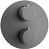 Herzbach DEEP rubinetto doccia da incasso con termostatico, 23.503055.1.06, DEEP; DEEP BLACK; DEEP GREY; DEEP WHITE; SIRO; SIRO BLACK; SIRO GREY; SIRO WHITE; SIRO PVD GOLD; Design New; Memo; Nano; Ventura grigio opaco [Rubinetteria Bagno > Rubinetteria …