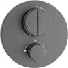 Herzbach LIVING termostatico, per vasca e doccia, 23.803050.1.06, LIVING; DEEP; DEEP GREY; DEEP WHITE; DEEP BLACK; SIRO; SIRO PVD GOLD; SIRO GREY; SIRO WHITE; SIRO BLACK; Design New; Nano; Ventura grigio opaco [Rubinetteria Bagno > Rubinetteria Doccia]