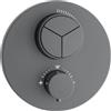 Herzbach LIVING rubinetto doccia da incasso con termostatico, 23.803055.1.06, LIVING; DEEP GREY; DEEP WHITE; DEEP BLACK; SIRO; SIRO PVD GOLD; SIRO GREY; SIRO WHITE; SIRO BLACK; Design New; DEEP; Nano; Ventura grigio opaco [Rubinetteria Bagno > …