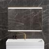 neoro n50 | n50T46 armadietto a specchio a incasso La: 120 cm con 3 ante, con illuminazione, per la Svizzera, BN0488MI+BN0479MI, n50; n50T46 [Armadietti a Specchio > Armadietti a Specchio]