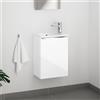 evineo ineo4 mobile La: 42 cm, 1 anta sinistra, con maniglia, per Duravit ME by Starck lavabi per le mani,, BE0264WH, ineo4 [Mobili da Bagno > Mobili Lavabo]