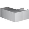 Mariner supporto doccetta in metallo squadrato, WLS0211-CS, Kobra; Otto; Quadra cromo spazzolato [Rubinetteria Bagno > Doccette / Supporti]