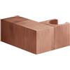 Mariner supporto doccetta in metallo squadrato, WLS0211-RS, Kobra; Otto; Quadra rame opaco vintage [Rubinetteria Bagno > Doccette / Supporti]