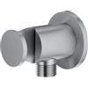 Mariner presa d'acqua in metallo con supporto doccetta rotonda, WLS0300-CS, Arya; Logica; Tao; Uno cromo spazzolato [Rubinetteria Bagno > Prese d'Acqua]