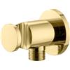Mariner presa d'acqua in metallo con supporto doccetta rotonda, WLS0300-OR, Arya; Logica; Tao; Uno oro [Rubinetteria Bagno > Prese d'Acqua]