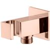 Mariner presa d'acqua in metallo con supporto doccetta squadrato, WLS0301-RG, Kobra; Otto; Quadra oro rosa [Rubinetteria Bagno > Prese d'Acqua]