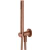 Mariner set doccetta in metallo con presa d'acqua e supporto doccetta, WLS3000-RS, Arya; Logica; Tao; Uno rame opaco vintage [Rubinetteria Bagno > Set Doccia]