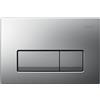 Geberit Delta50 placca di azionamento Square, 115105465, Square Delta50 [Placche di Scarico > Placche di Scarico per WC]