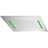 Mariner pannello pioggia in acciaio inox con illuminazione, per installazione a soffitto, WLS3710-CS, Arya; Kobra; Logica; Quadra; Tao; Uno cromo spazzolato [Rubinetteria Bagno > Soffioni Doccia]