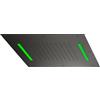 Mariner pannello pioggia in acciaio inox con illuminazione, per installazione a soffitto, WLS3710-GR, Arya; Kobra; Logica; Quadra; Tao; Uno grafite opaco [Rubinetteria Bagno > Soffioni Doccia]