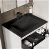 evineo ineo2 lavabo La: 61 P: 46 cm, BE0405BH, ineo2 nero opaco [Lavabi > Lavabi Integrati]