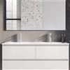 evineo ineo2 lavabo doppio, BE0408WH, ineo2 bianco [Lavabi > Lavabi Doppi]