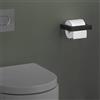 Zack LINEA porta rotolo, 40576, LINEA nero opaco [Accessori Bagno > Porta Rotolo]