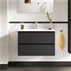 evineo ineo2 mobile La: 100 cm, 2 scomparti estraibili, con maniglia incassata, per evineo ineo2 lavabo,, BE0702BM, ineo2 [Mobili da Bagno > Mobili Lavabo]
