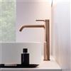 Mariner Logica rubinetto lavabo con corpo del rubinetto rialzato, LOG0052-RG, Logica oro rosa [Rubinetteria Bagno > Rubinetteria Lavabo]