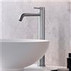 Mariner Logica rubinetto lavabo XL con corpo del rubinetto rialzato, LOG0052XL-CS, Logica cromo spazzolato [Rubinetteria Bagno > Rubinetteria Lavabo]