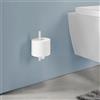Zack CARVO porta rotolo di riserva, 40811, CARVO bianco opaco [Accessori Bagno > Porta Rotolo]