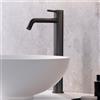 Mariner Logica rubinetto lavabo XL con corpo del rubinetto rialzato, LOG0052XL-GR, Logica grafite opaco [Rubinetteria Bagno > Rubinetteria Lavabo]