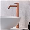 Mariner Logica rubinetto lavabo XL con corpo del rubinetto rialzato, LOG0052XL-RS, Logica rame opaco vintage [Rubinetteria Bagno > Rubinetteria Lavabo]