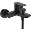 hansgrohe Rebris E rubinetto vasca esterno, miscelatore monocomando, 72450670, Rebris E nero opaco [Rubinetteria Bagno > Rubinetteria Vasca]