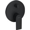 hansgrohe Rebris E rubinetto vasca da incasso, miscelatore monocomando, 72469670, Rebris E nero opaco [Rubinetteria Bagno > Rubinetteria Vasca]