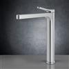 Mariner Kobra rubinetto lavabo con corpo del rubinetto rialzato, KOB0052-CS, Kobra cromo spazzolato [Rubinetteria Bagno > Rubinetteria Lavabo]