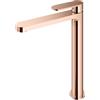 Mariner Uno rubinetto lavabo con corpo del rubinetto rialzato, UNO0052-RG, Uno oro rosa [Rubinetteria Bagno > Rubinetteria Lavabo]