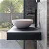 neoro n50 & rivea top La: 80 A: 12 cm in materiale di legno (HPL), BN0463BM, n50 [Mobili da Bagno > Piani e Console per Lavabo]