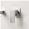 Mariner Quadra miscelatore monocomando per rubinetto lavabo, per corpo incasso move, QUA1000-CS, Quadra cromo spazzolato [Rubinetteria Bagno > Ricambi Rubinetteria Bagno]