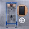 neeos VWTB elemento orinatoio a parete A: 112 cm, FP10 placca di azionamento in nero opaco e accessori di montaggio, 90668+16090BM#SET, VWTB; FP10 [Elementi ad Incasso > Elementi Incasso per Orinatoi]