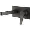 Mariner Kobra rubinetto lavabo a parete, proiezione: 174 mm, incluso corpo incasso, KOB0055-GR, Kobra grafite opaco [Rubinetteria Bagno > Rubinetteria Lavabo]