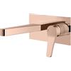 Mariner Kobra rubinetto lavabo a parete, proiezione: 174 mm, incluso corpo incasso, KOB0055-RG, Kobra oro rosa [Rubinetteria Bagno > Rubinetteria Lavabo]