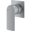 Mariner Arya miscelatore monocomando per rubinetto lavabo a parete, per corpo incasso move, ARY1000-CS, Arya cromo spazzolato [Rubinetteria Bagno > Ricambi Rubinetteria Bagno]