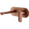 Mariner Uno rubinetto lavabo a parete proiezione: 220 mm, incluso corpo incasso, UNO0055-RS, Uno rame opaco vintage [Rubinetteria Bagno > Rubinetteria Lavabo]