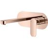 Mariner Uno rubinetto lavabo a parete proiezione: 220 mm, incluso corpo incasso, UNO0055-RG, Uno oro rosa [Rubinetteria Bagno > Rubinetteria Lavabo]