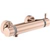 Mariner termostatico rubinetto doccia esterno rotondo, TER1001-RG, Logica; Quadra oro rosa [Rubinetteria Bagno > Rubinetteria Doccia]