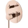 Mariner Logica rubinetto vasca/doccia per 2-3 uscite, per corpo incasso, LOG1901-RG, Logica oro rosa [Rubinetteria Bagno > Rubinetteria Doccia]