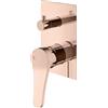 Mariner Kobra rubinetto vasca/doccia per 2-3 uscite, per corpo incasso, KOB1901-RG, Kobra oro rosa [Rubinetteria Bagno > Rubinetteria Doccia]