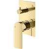 Mariner Arya rubinetto vasca/doccia per 2-3 uscite, per corpo incasso, ARY1901-OR, Arya oro [Rubinetteria Bagno > Rubinetteria Doccia]