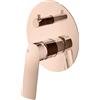 Mariner Tao rubinetto vasca/doccia per 2-3 uscite, per corpo incasso, TAO1901-RG, Tao oro rosa [Rubinetteria Bagno > Rubinetteria Doccia]