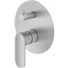 Mariner Uno rubinetto vasca/doccia per 2-3 uscite, per corpo incasso, UNO1901-CS, Uno cromo spazzolato [Rubinetteria Bagno > Rubinetteria Doccia]