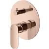 Mariner Uno rubinetto vasca/doccia per 2-3 uscite, per corpo incasso, UNO1901-RG, Uno oro rosa [Rubinetteria Bagno > Rubinetteria Doccia]