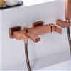 Mariner Quadra rubinetto vasca esterno, QUA0021-RS, Quadra rame opaco vintage [Rubinetteria Bagno > Rubinetteria Vasca]
